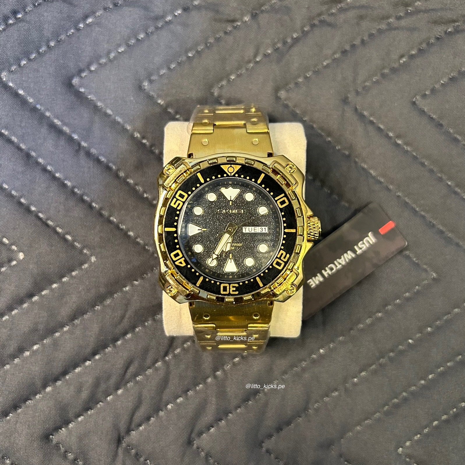 SKMEI DORADO CARA NEGRA - 9385